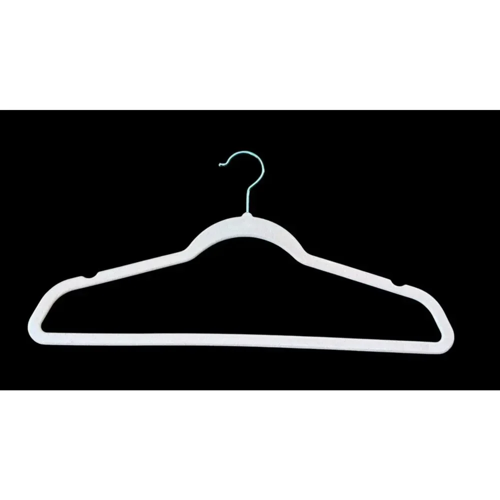 VTG Felt Clothes Non Slip Hangers (8) Closet Organization‎ Peach Colored READ